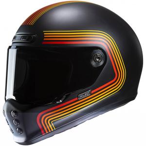 Motociklistička kaciga za cijelo lice HJC V10 Foni MC1SF crno-crveno-narančasta
