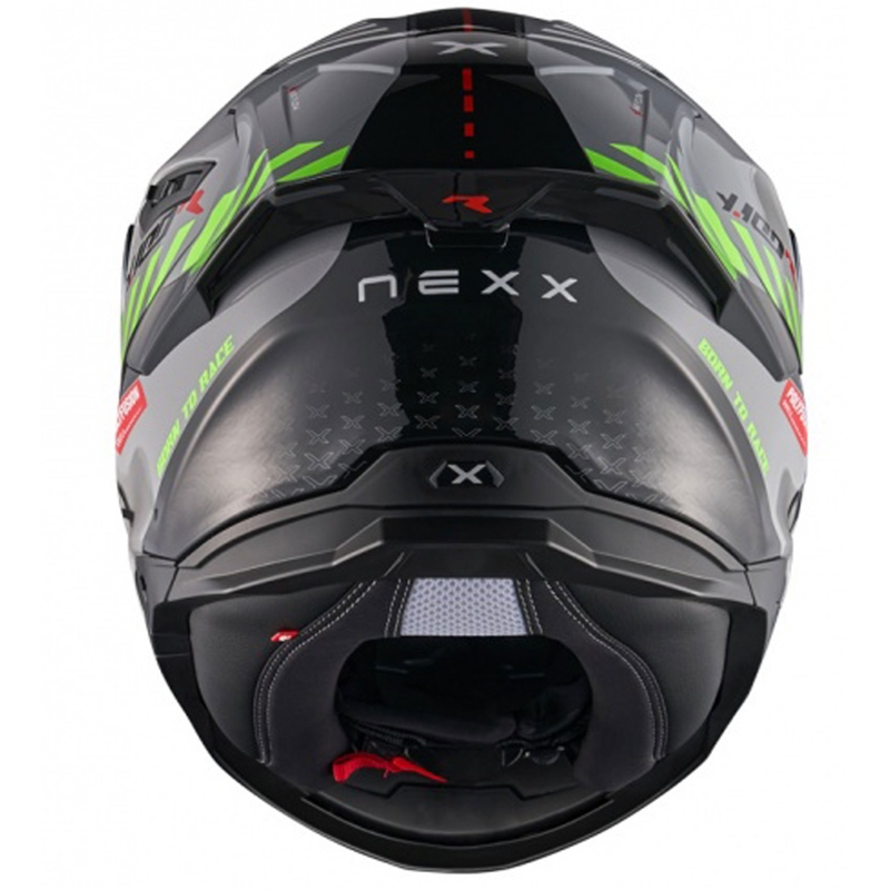 NEXX Y.100R Fade motociklistička kaciga koja pokriva cijelo lice, sivo-crna
