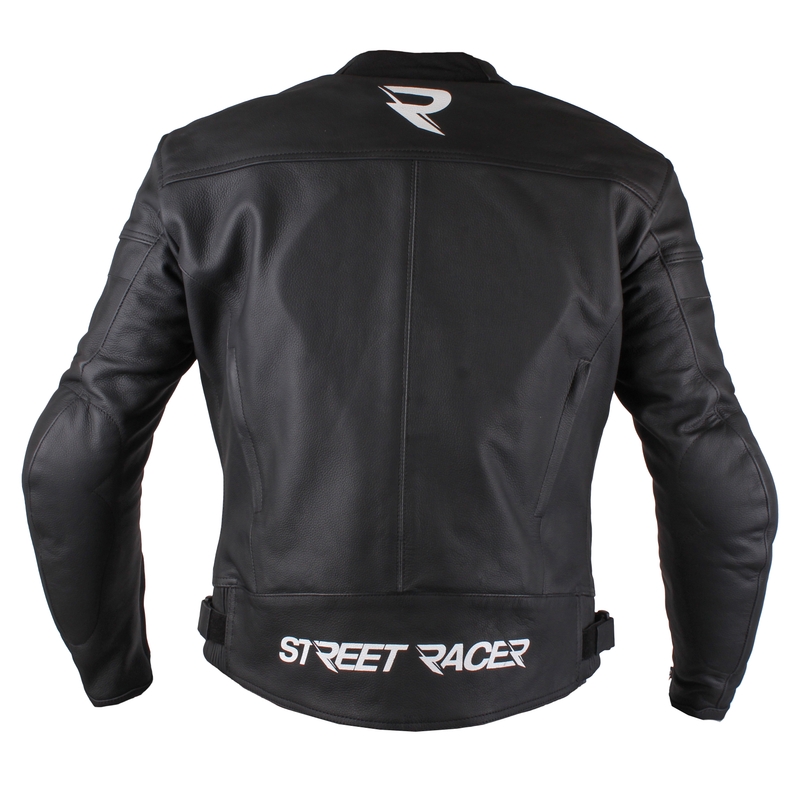 Motoristička jakna Street Racer Caliber crno-bijela rasprodaja
