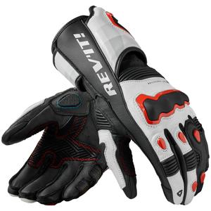 Motociklističke rukavice Revit Quantum 3 Bijelo-Fluo crvene