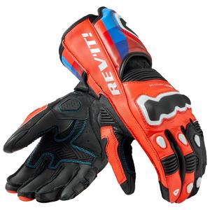 Revit Quantum 3 moto rukavice fluo crveno-plave