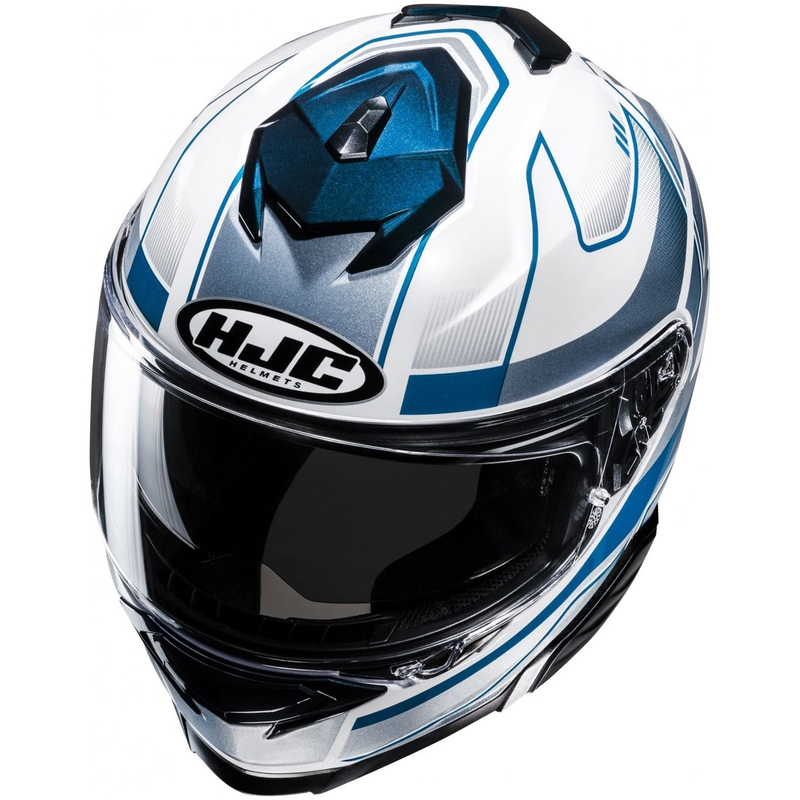 HJC i71 Iorix MC2 full face motociklistička kaciga bijelo-plavo-srebrna