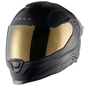 NEXX Y.100R Subsonic full face motociklistička kaciga mat crno-zlatna