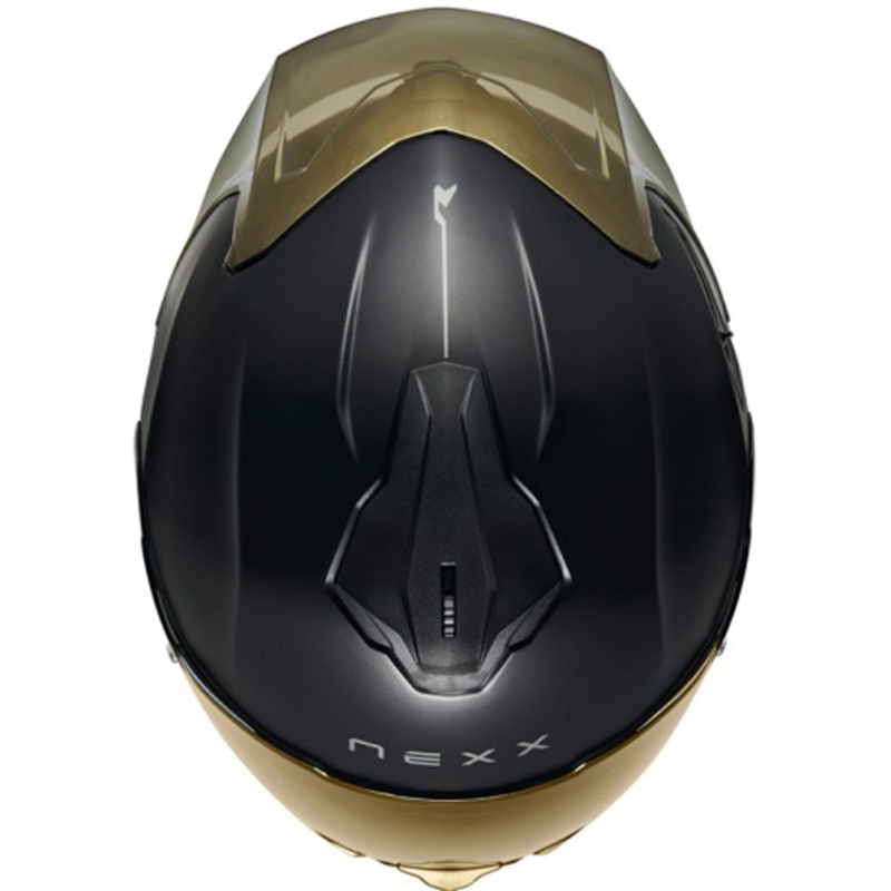 NEXX Y.100R Subsonic full face motociklistička kaciga mat crno-zlatna