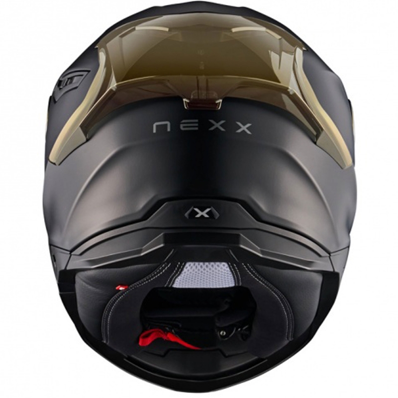 NEXX Y.100R Subsonic full face motociklistička kaciga mat crno-zlatna