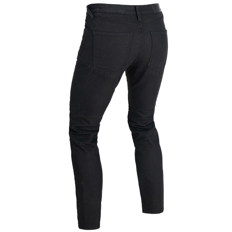 Oxford Original Approved AAA Slim Jeans Crne motociklističke traperice