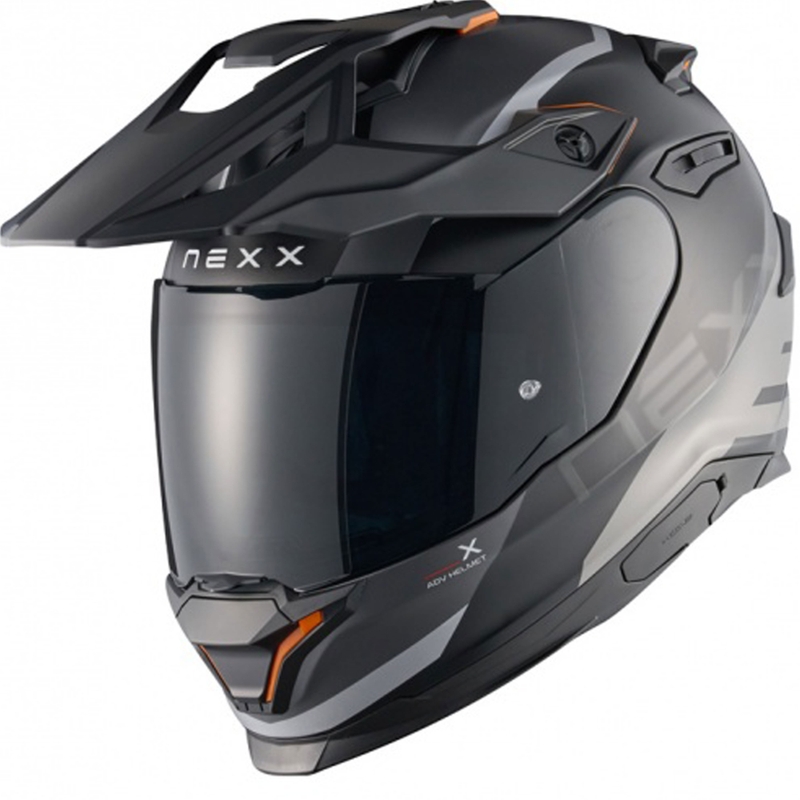 Enduro moto kaciga NEXX Y.TRAVL Quest mat crno-siva