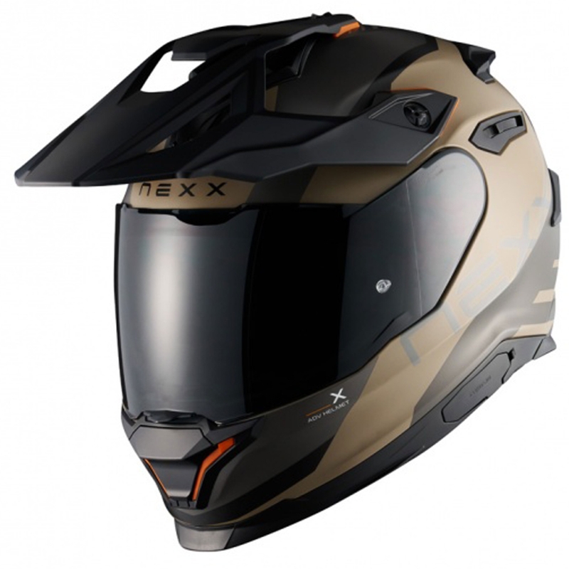Enduro moto kaciga NEXX Y.TRAVL Quest mat pješčano-crna
