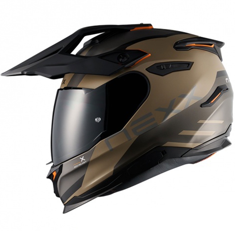 Enduro moto kaciga NEXX Y.TRAVL Quest mat pješčano-crna