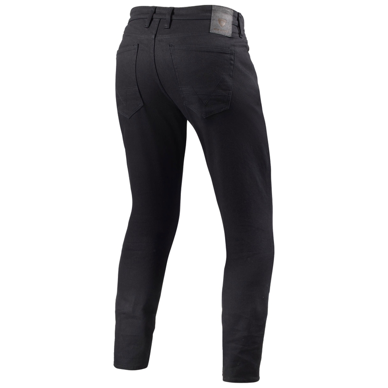 Revit Kai Skinny Short motociklističke traperice Crne
