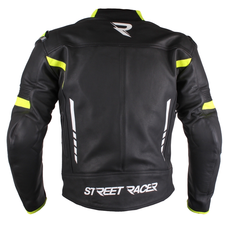 Street Racer Tour motociklistička jakna crno-bijela-fluo žuta rasprodaja