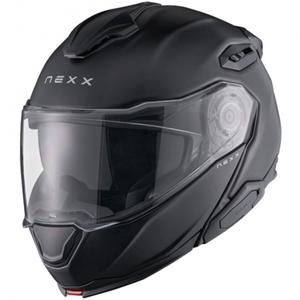 Motociklistička kaciga na preklop Nexx X.Lifetour Plain mat crna