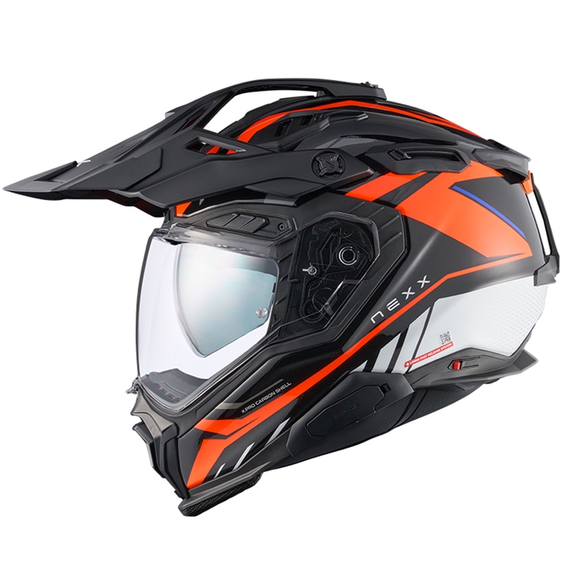 Enduro motociklistička kaciga Nexx X.WED3 Gobi narančasto-bijela rasprodaja