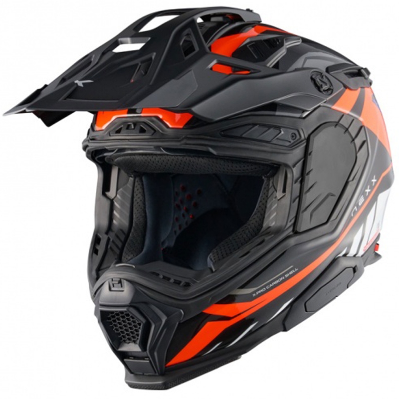 Enduro motociklistička kaciga Nexx X.WED3 Gobi narančasto-bijela rasprodaja