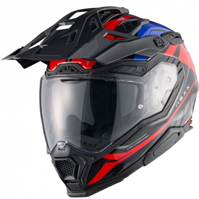 Enduro moto kaciga Nexx X.WED3 Gobi plavo-crvena