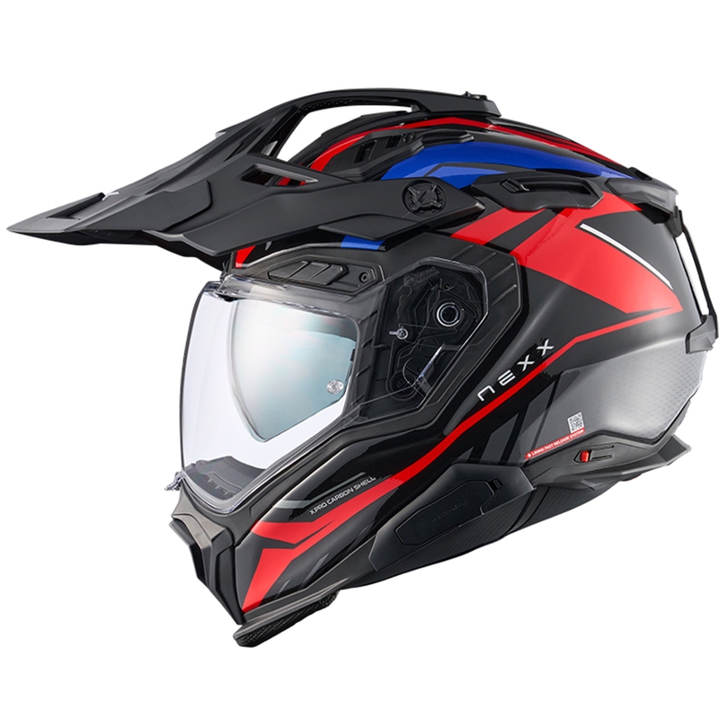 Enduro moto kaciga Nexx X.WED3 Gobi plavo-crvena