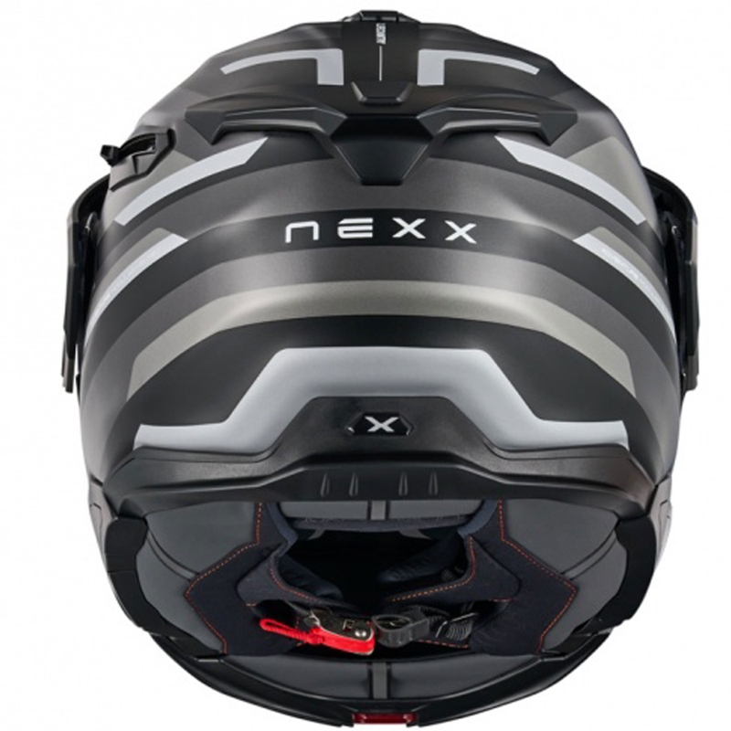 Motociklistička kaciga na preklop Nexx X.Lifecountry Westbound mat crno-siva