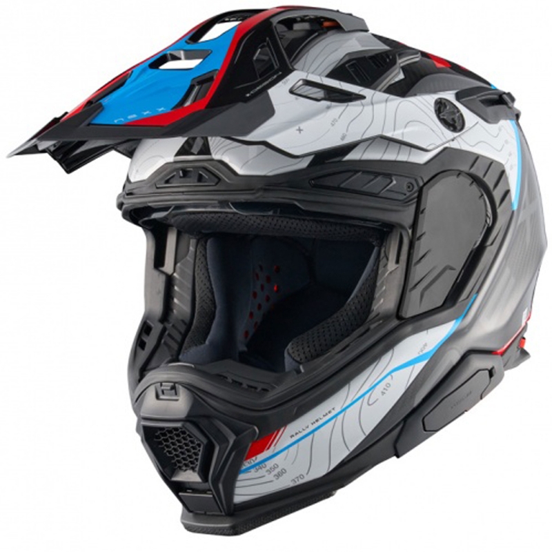 Enduro moto kaciga Nexx X.WED3 Furka plavo-crvena