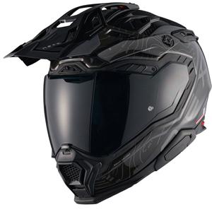 Enduro moto kaciga Nexx X.WED3 Furka crno-siva
