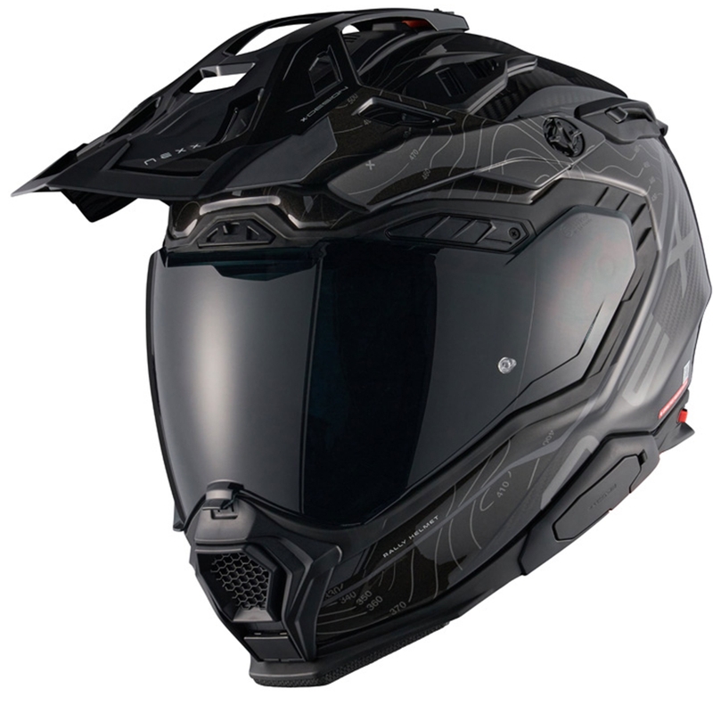 Enduro moto kaciga Nexx X.WED3 Furka crno-siva