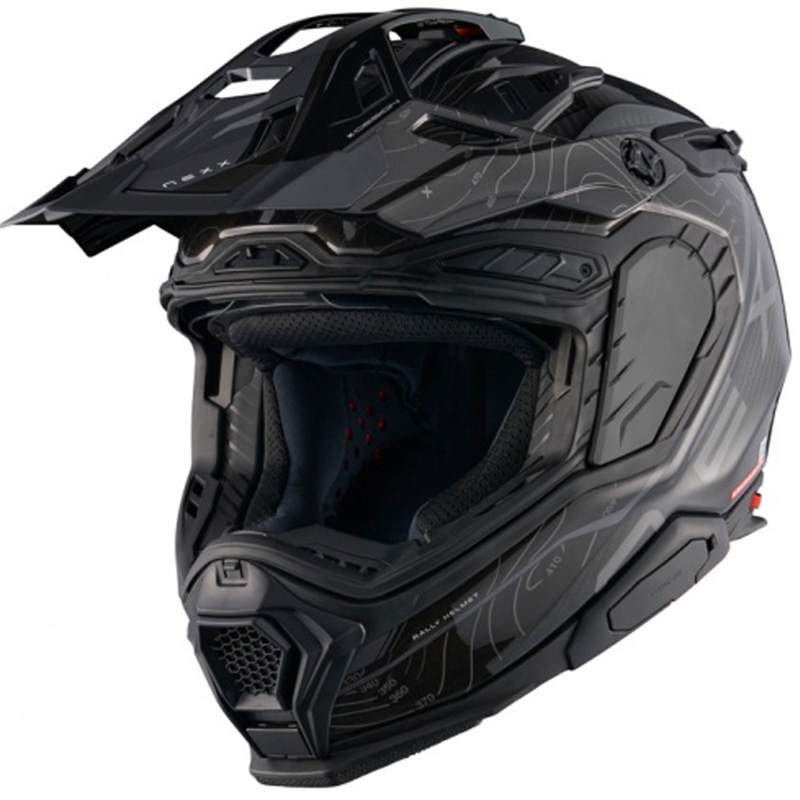 Enduro moto kaciga Nexx X.WED3 Furka crno-siva