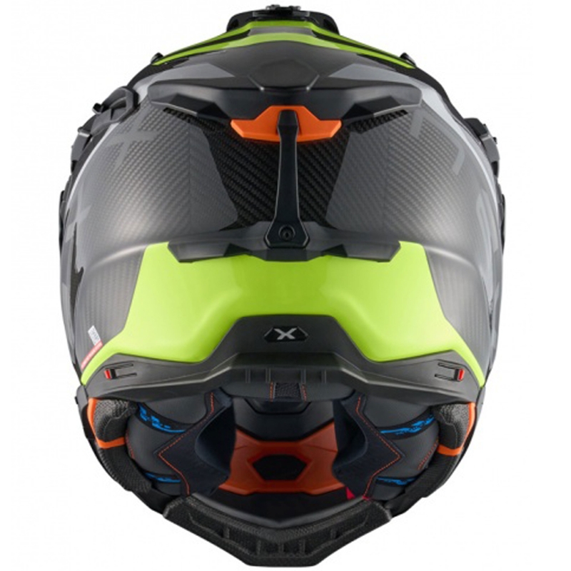 Enduro moto kaciga Nexx X.WED3 Furka sivo-fluo žuta