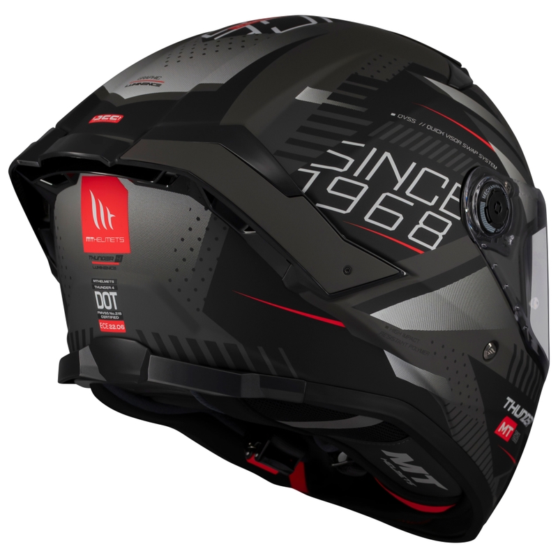 Integralna motociklistička kaciga MT Thunder 4 SV Luminence mat crna