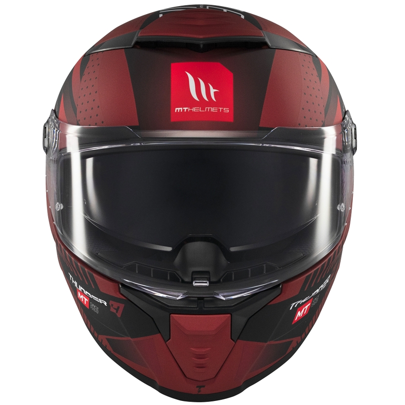Integralna motociklistička kaciga MT Thunder 4 SV Luminence mat crvena