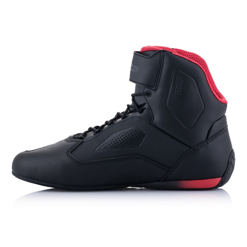 Alpinestars Faster-3 Rideknit motorističke čizme crno-crveno-fluo žuto-sive