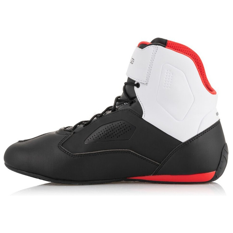 Alpinestars Faster 3 Rideknit motociklističke čizme crno-bijelo-crvene