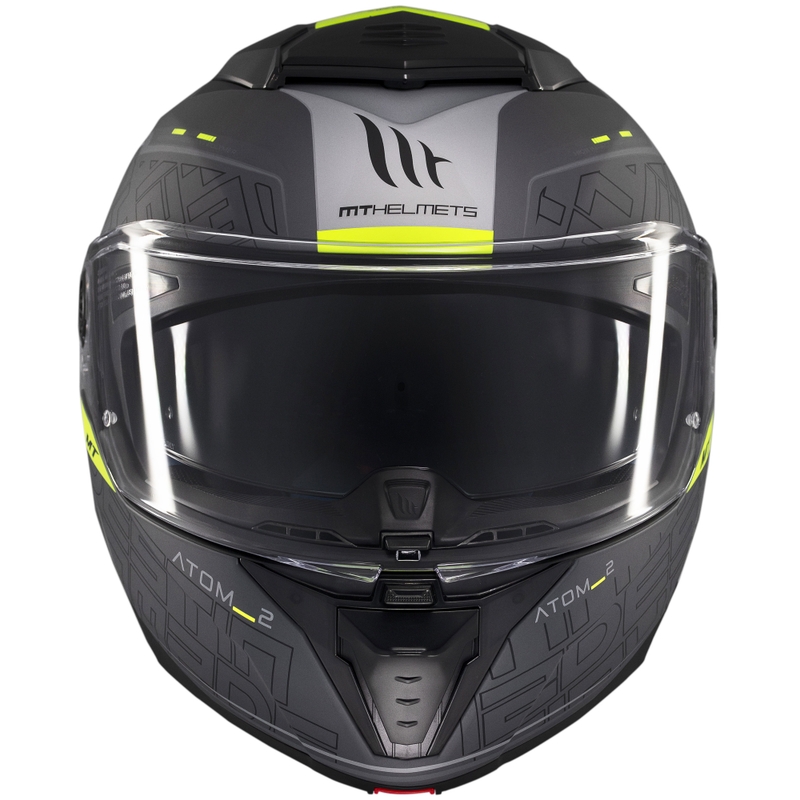 Motociklistička kaciga na preklop MT Atom 2 SV Destiny mat crno-siva