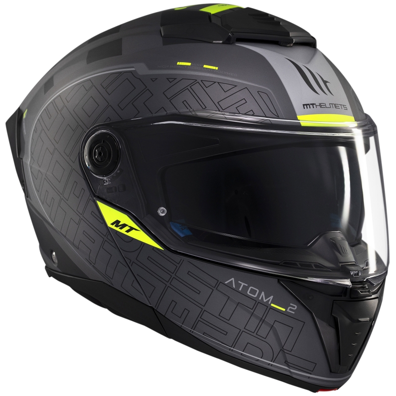 Motociklistička kaciga na preklop MT Atom 2 SV Destiny mat crno-siva