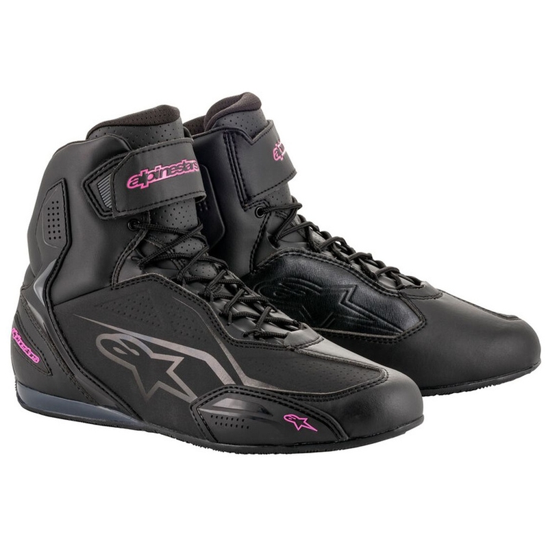 Alpinestars Stella Faster 3 ženske motorističke čizme crno-ljubičaste