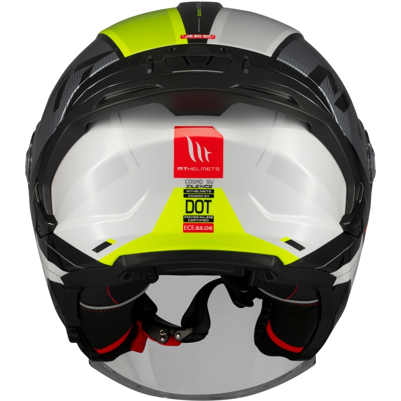 Otvorena motociklistička kaciga MT Cosmo SV Silence crno-fluo žuta
