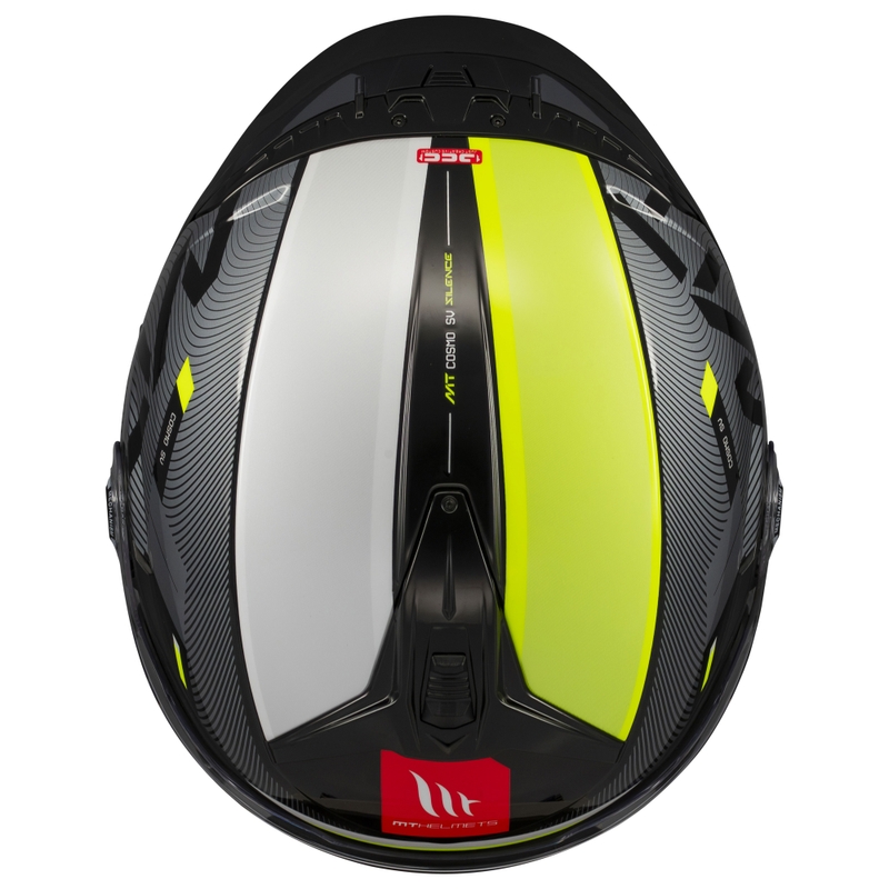 Otvorena motociklistička kaciga MT Cosmo SV Silence crno-fluo žuta