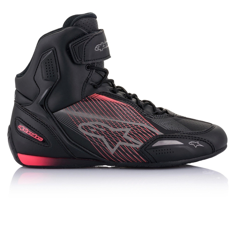 Alpinestars Stella Faster 3 ženske motorističke čizme crno-srebrno-roze