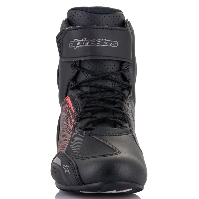 Alpinestars Stella Faster 3 ženske motorističke čizme crno-srebrno-roze