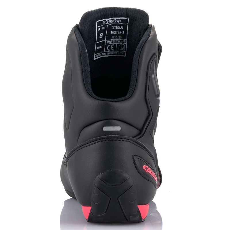 Alpinestars Stella Faster 3 ženske motorističke čizme crno-srebrno-roze