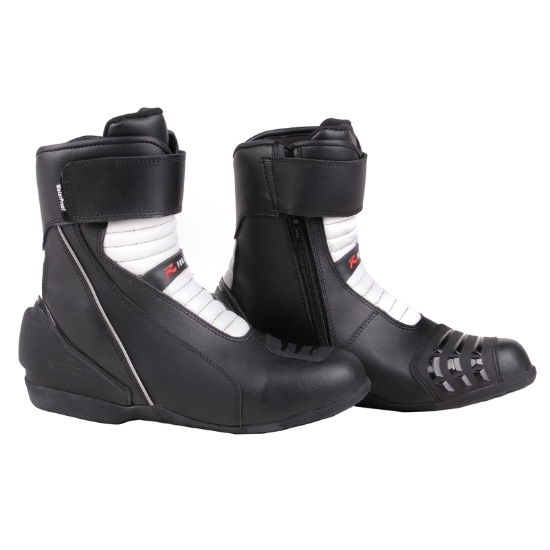 Motorističke čizme R-PRO Comfort crno bijele rasprodaja
