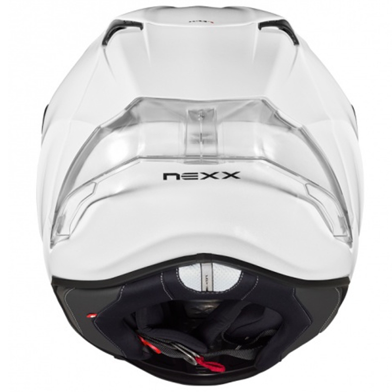 Nexx X.R3R obična bijela motociklistička kaciga za cijelo lice