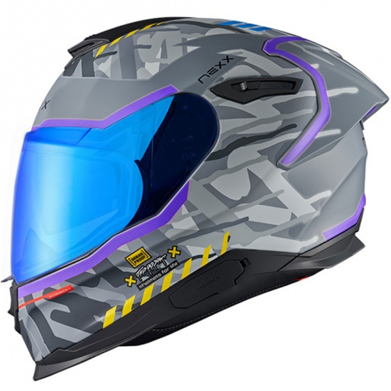 Integralna motociklistička kaciga Nexx Y.100R Urbangram siva rasprodaja