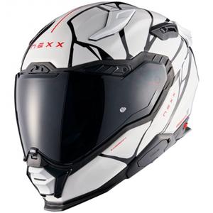 Nexx X.WST3 B-Side motociklistička kaciga koja pokriva cijelo lice, bijelo-crna