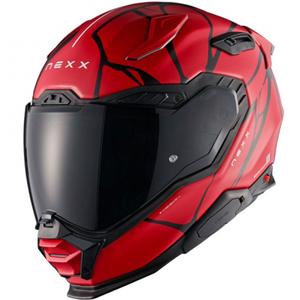 Nexx X.WST3 B-Side motociklistička kaciga koja pokriva cijelo lice crveno-crna