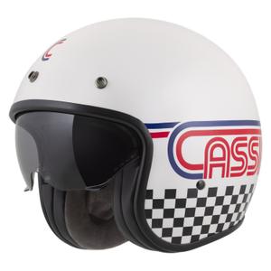 Cassida Oxygen 2.0 Rondo otvorena motociklistička kaciga biserno bijela-crvena-plava-crna