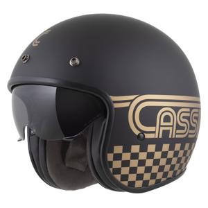 Cassida Oxygen 2.0 Rondo otvorena motociklistička kaciga mat crno-zlatna