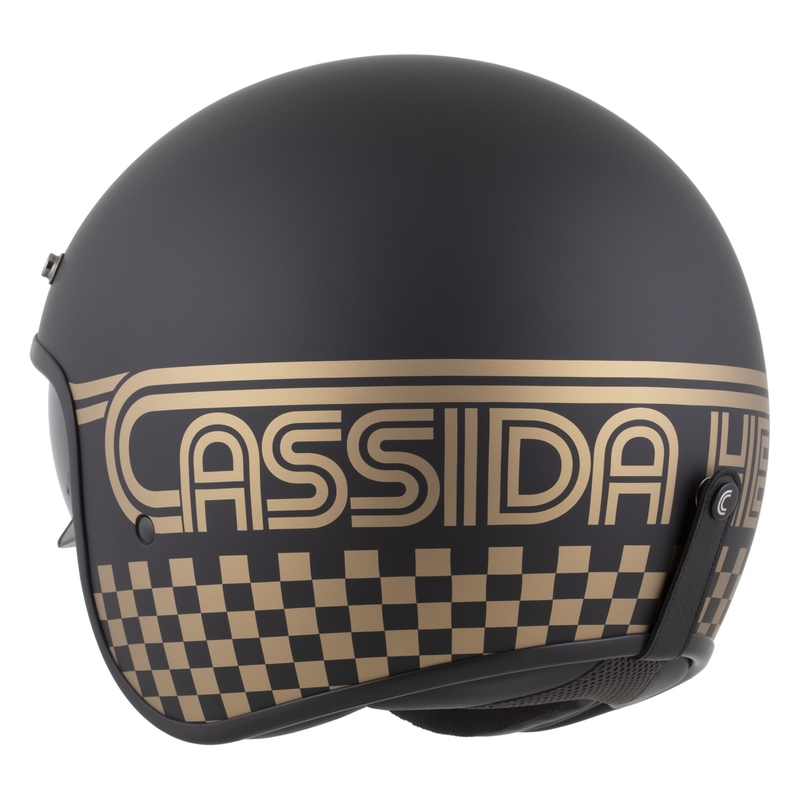 Cassida Oxygen 2.0 Rondo otvorena motociklistička kaciga mat crno-zlatna