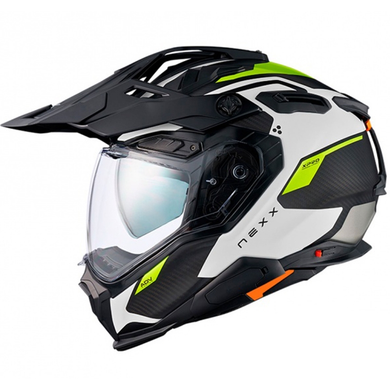 Enduro kaciga Nexx X.WED3 Keyo bijelo-fluo zelena rasprodaja