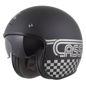 Cassida Oxygen 2.0 Rondo otvorena motociklistička kaciga mat crno-srebrna