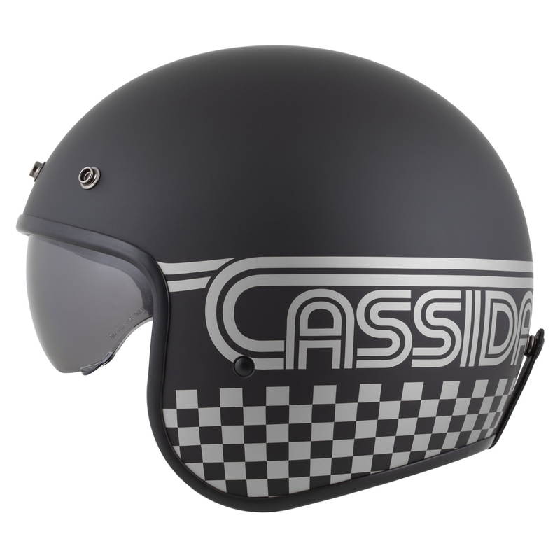 Cassida Oxygen 2.0 Rondo otvorena motociklistička kaciga mat crno-srebrna