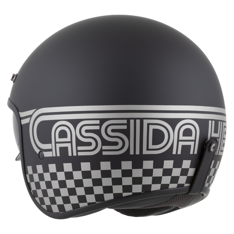 Cassida Oxygen 2.0 Rondo otvorena motociklistička kaciga mat crno-srebrna